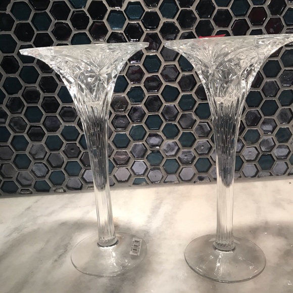 Cristal D'arques Paris Vincennes Candlesticks (2) - Picture 1 of 4